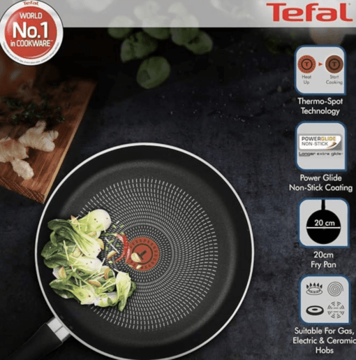 Tefal Delicia Powerglide Non-Stick 28 cm Fry Pan (Black), (B1540684) - Image 2